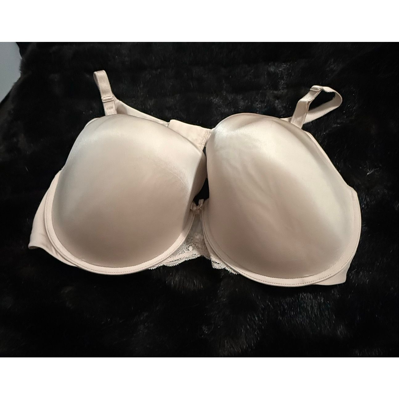 Torrid Curve Bra Sexy Perfect T-Shirt Push-Up Bra 44 Ddd 44ddd Tan Nude